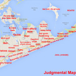 judgemental map of the Hamptons