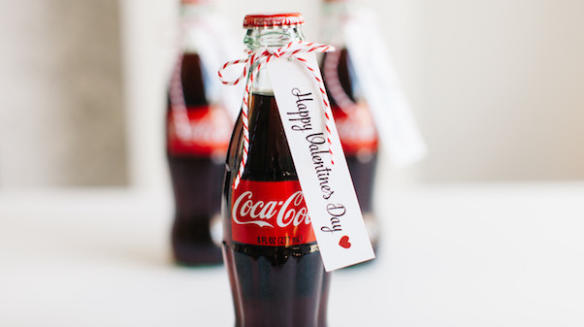Coke Valentine's Day Bottle