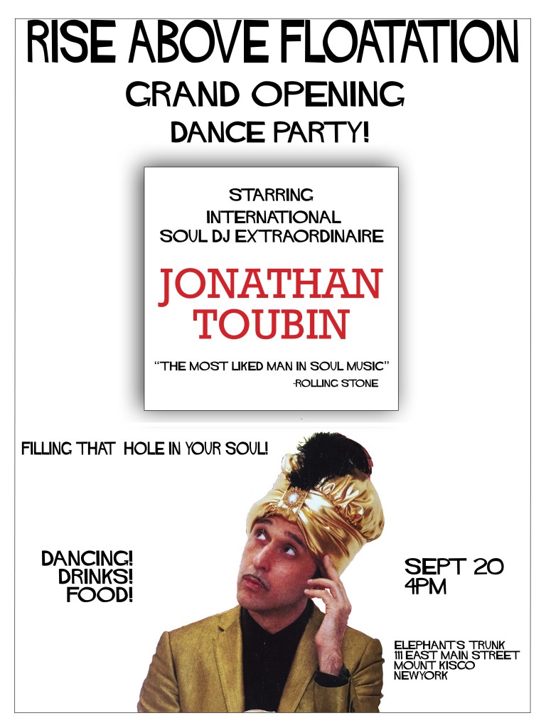 Rise Above Grand Opening Dance Party featuring superstar DJ Jonathan Toubin!
