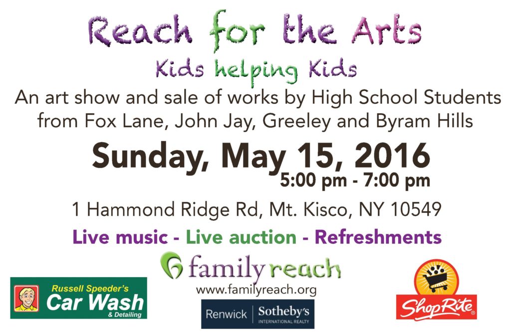Reach For the Arts – Kids Helping Kids-Support Family Reach