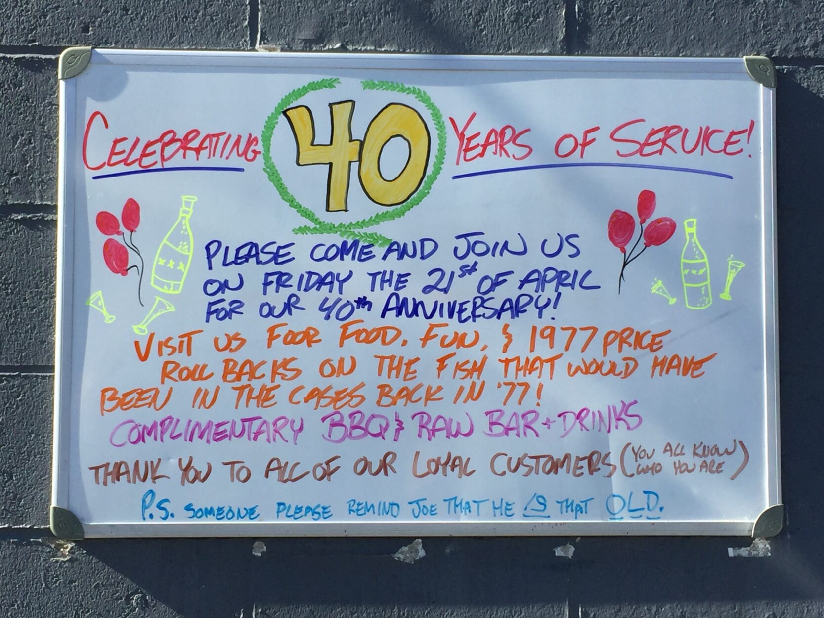 Mt. Kisco Seafood Celebrates 40 Years of Food Fun and Fish - Stacyknows