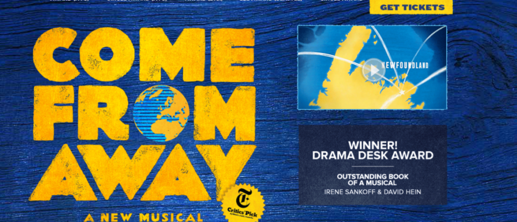Come See Come From Away (With Me)
