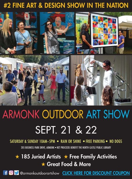 58th Annual Armonk Outdoor Art Show Ranked #2 in the Nation Saturday ...