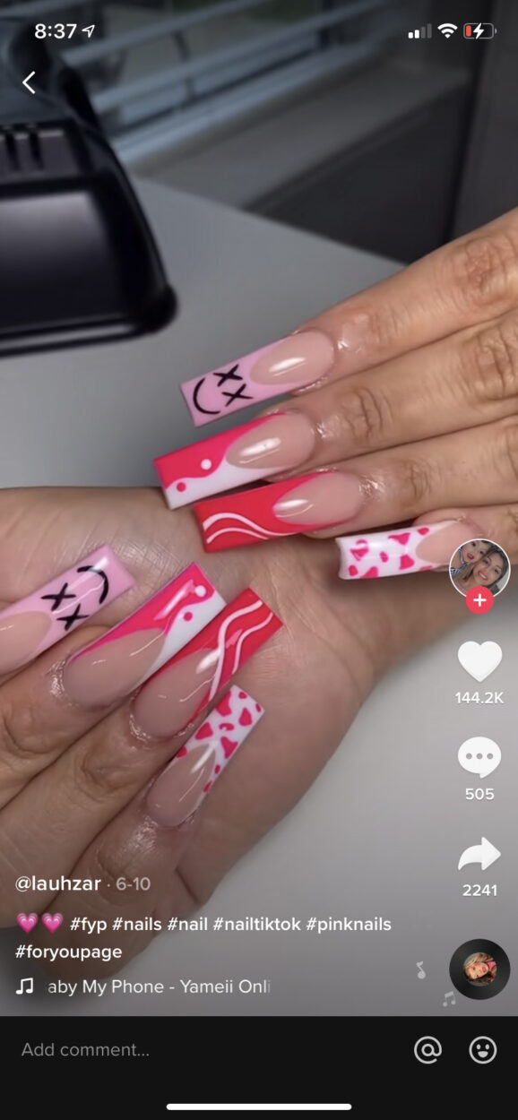 tiktok nails