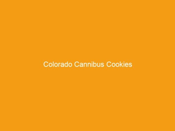 Colorado Cannibus Cookies
