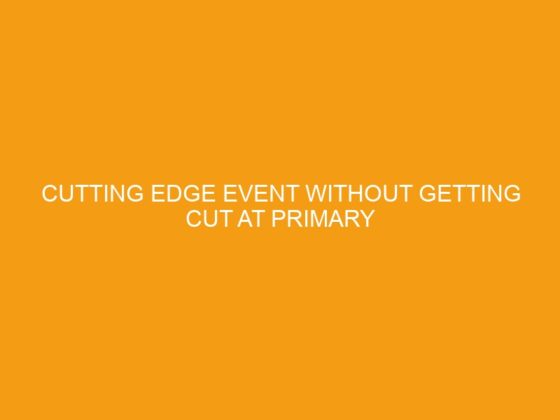 CUTTING EDGE EVENT WITHOUT GETTING CUT AT PRIMARY AESTHETIC SKIN CARE