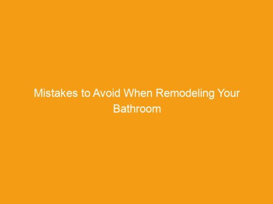 Mistakes to Avoid When Remodeling Your Bathroom