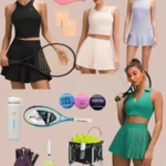 Tennis dresses and accessories