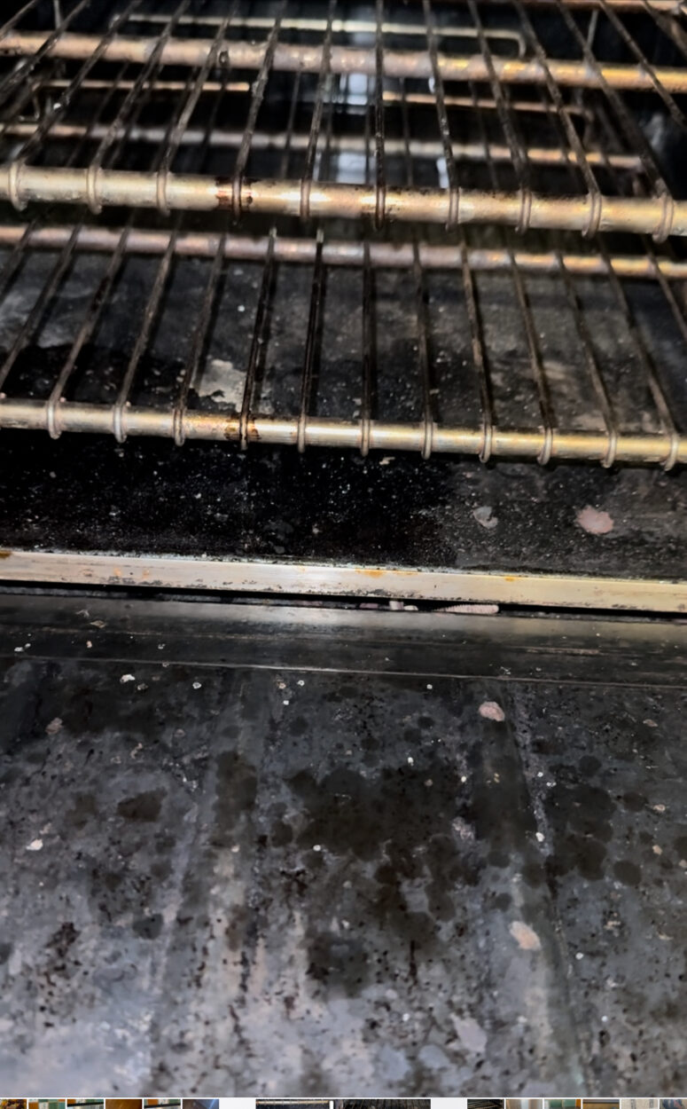 dirty oven