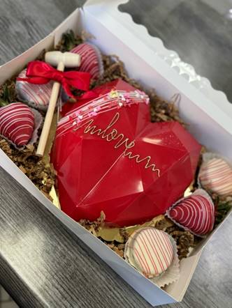 Red Breakable Heart from Artuso Pastry Shop