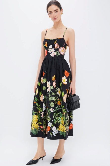 Nectar Black Alba Midi Dress