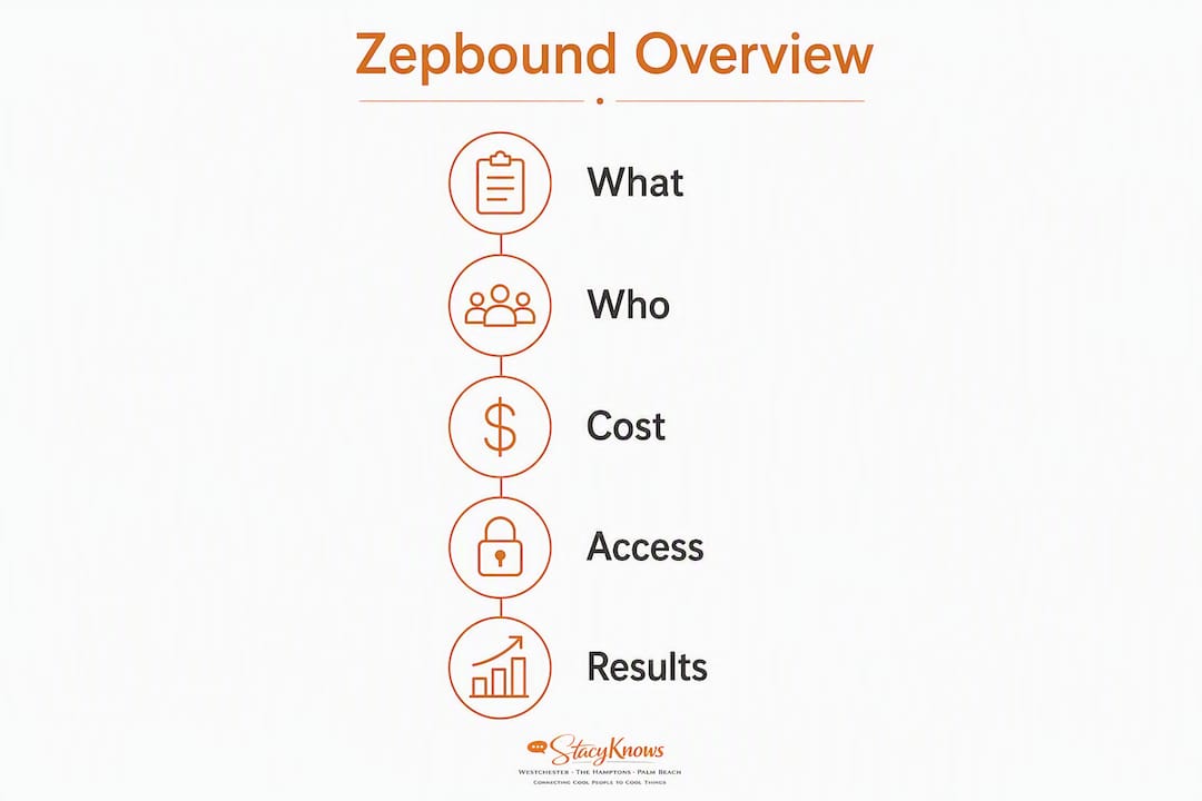 Infographic showing Zepbound overview steps