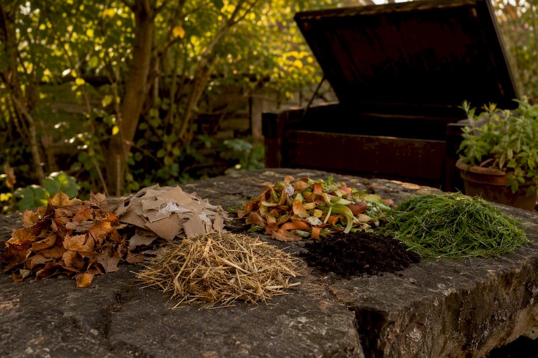 Browns and greens compost ingredients