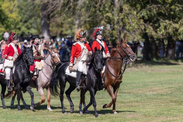 Revolutionary War reenactors at REV FEST 250 in Ward Pound Ridge Reservation