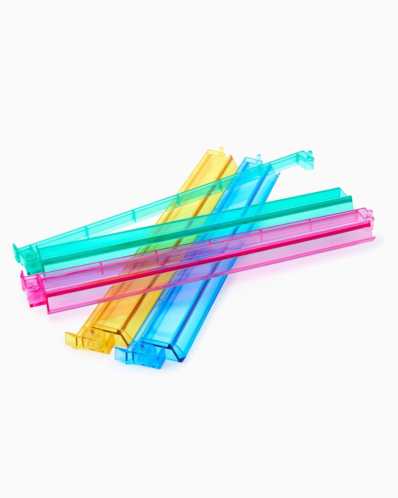 Oh My Mahjong multicolor acrylic racks and pushers