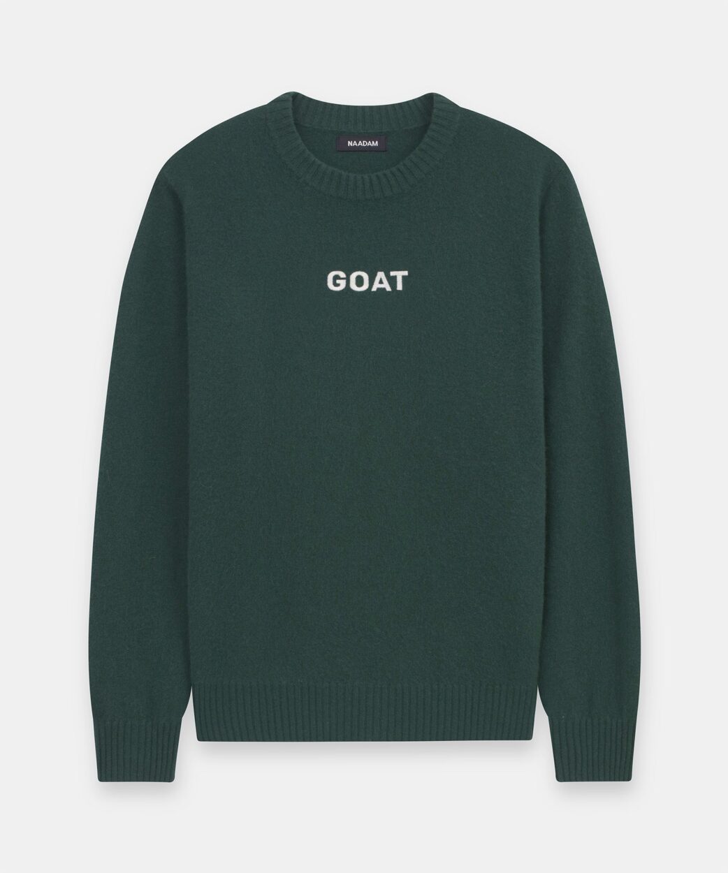 NAADAM Cashmere GOAT Sweater in dark green