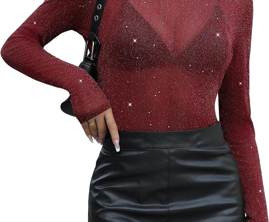 Holiday lace look