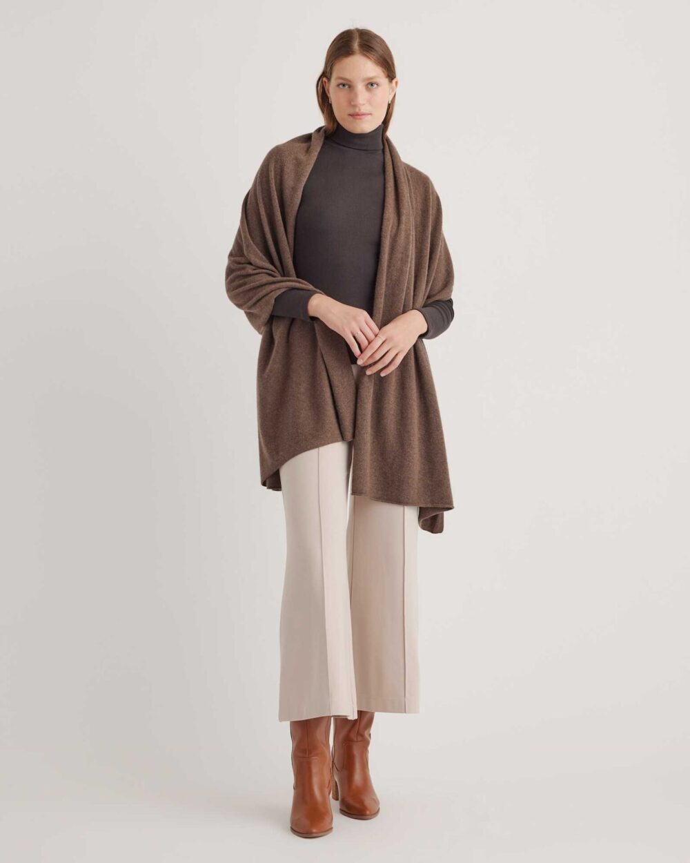 Quince Mongolian cashmere wrap